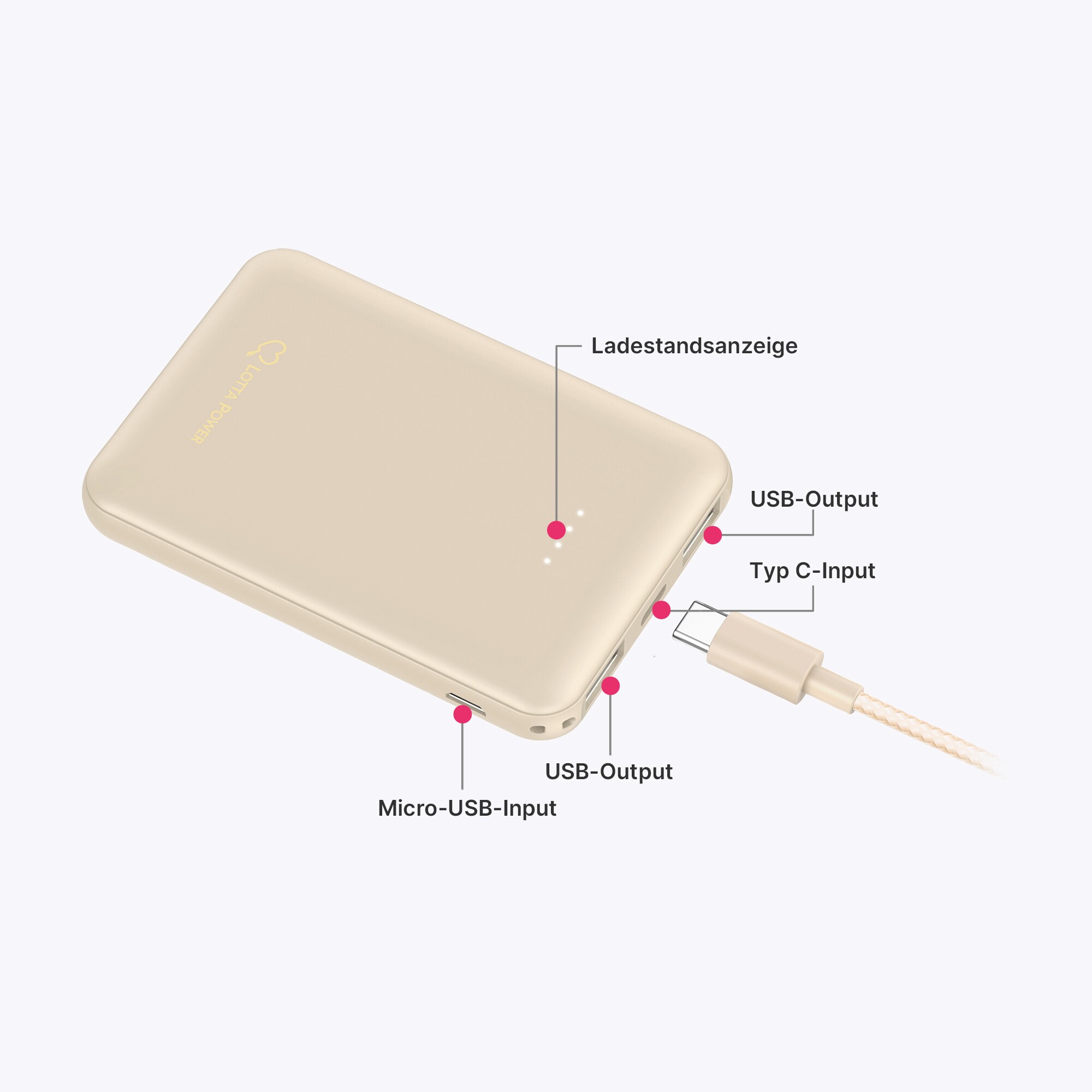 Lotta Power POWERBANKS Powerbank 5000mAh