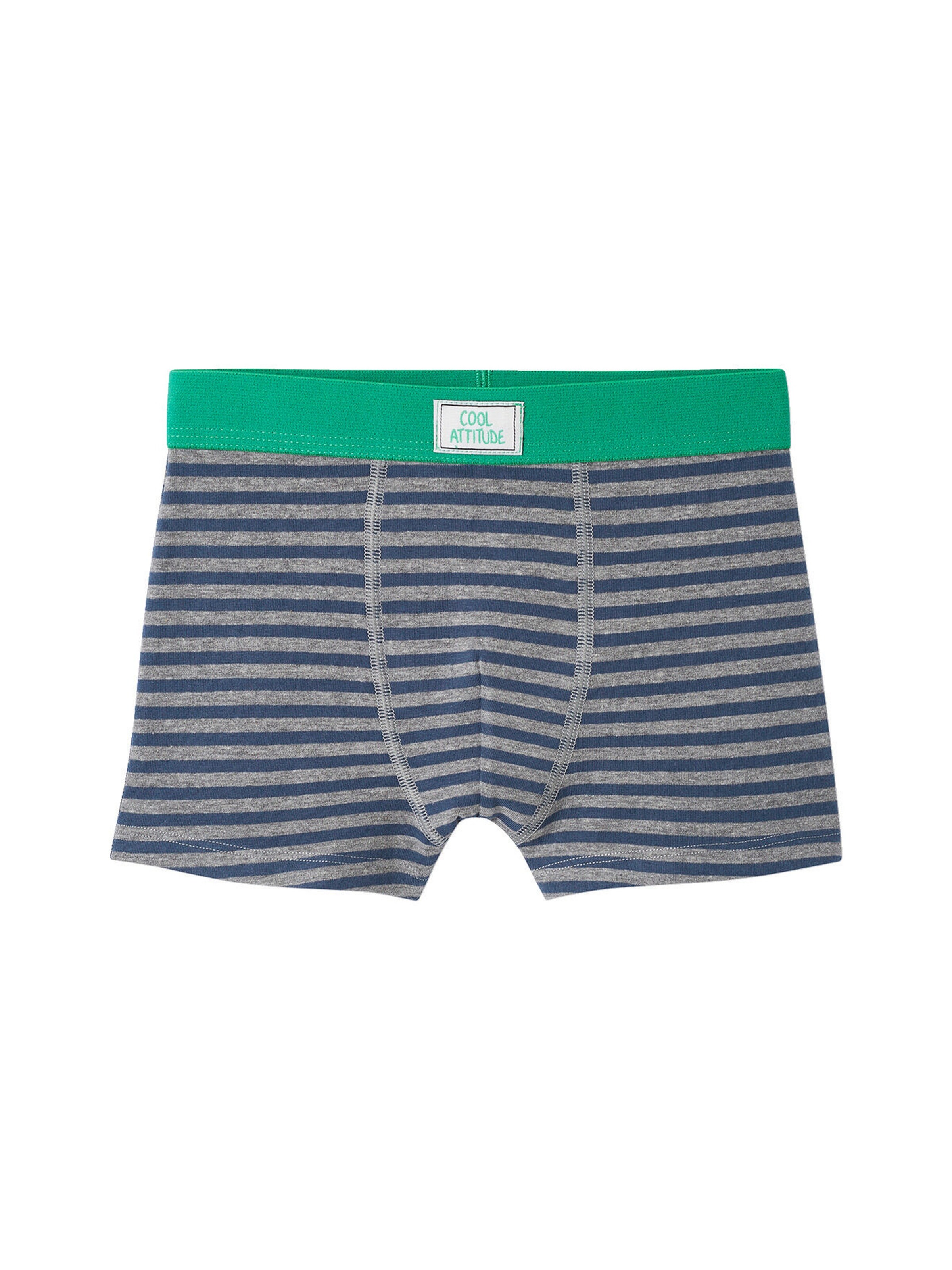 Vertbaudet 5er-Pack Jungen Boxershorts aus Stretch, Skater grün