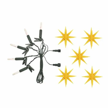 Herrnhuter Sterne 50520 Erweiterungs-Set für Sternenkette A1s gelb