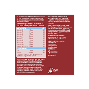 Dagravit Kids-Xtra Multivitaminen Gummies Voordeelpak 120ST