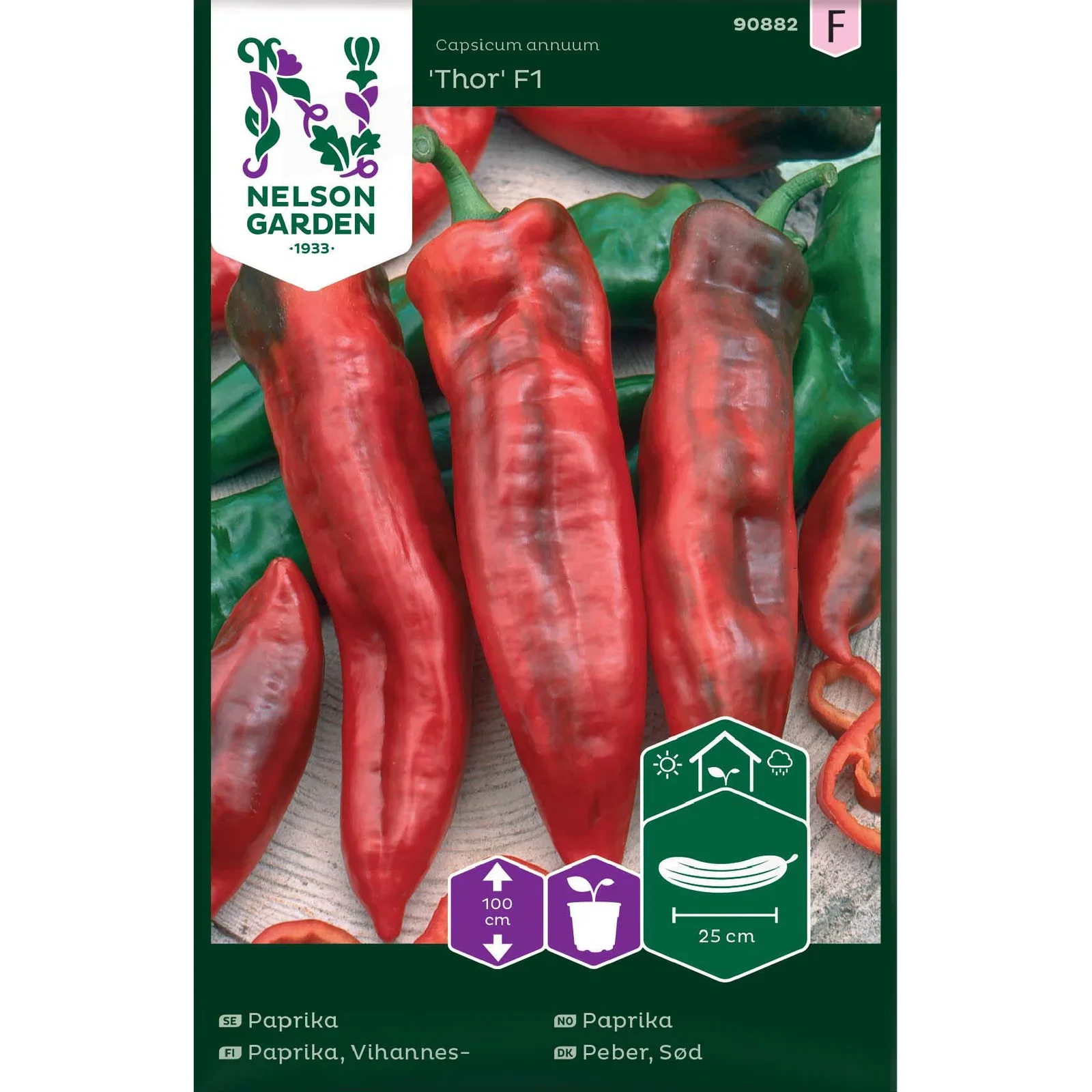 Capsicum annuum 'Thor' Paprika 'Thor' F1