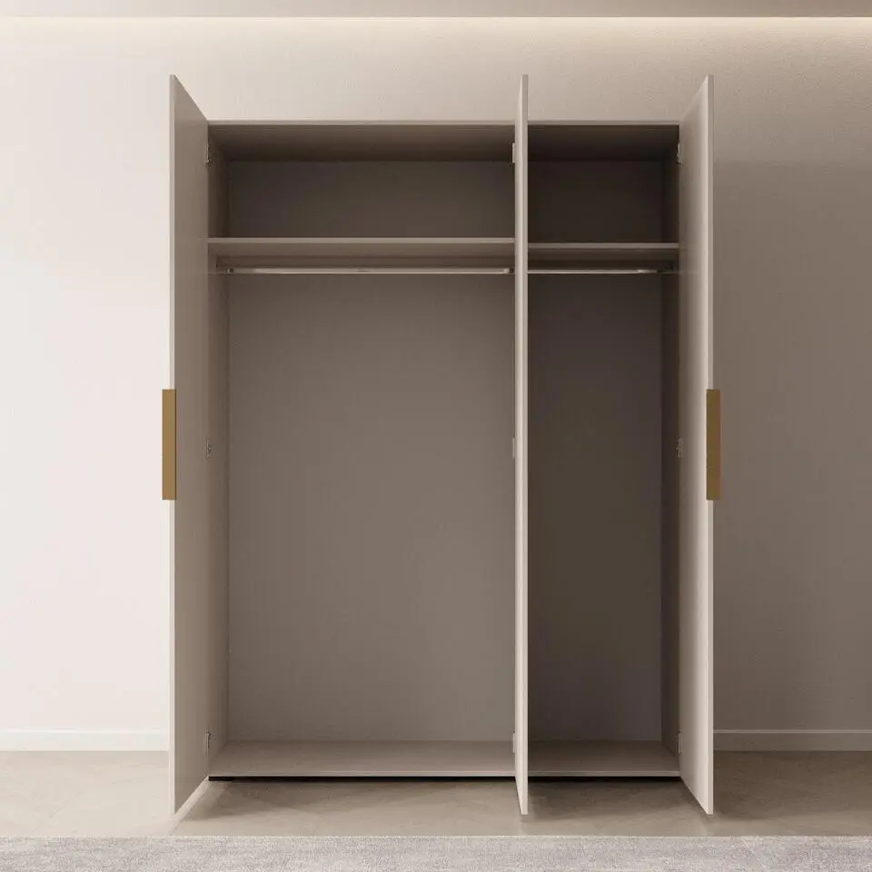 Meubella - Kledingkast Marquesa - Beige - 150 cm