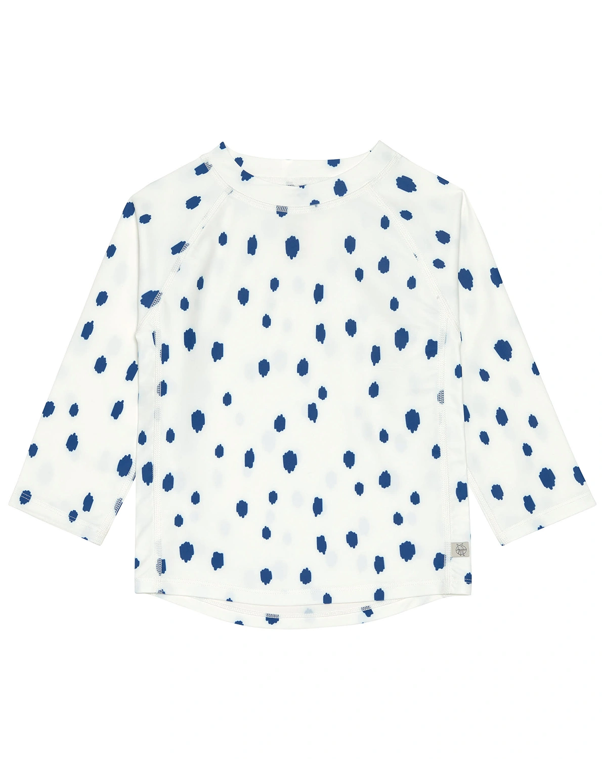 Langarm-Badeshirt SPOTS in blue/nature