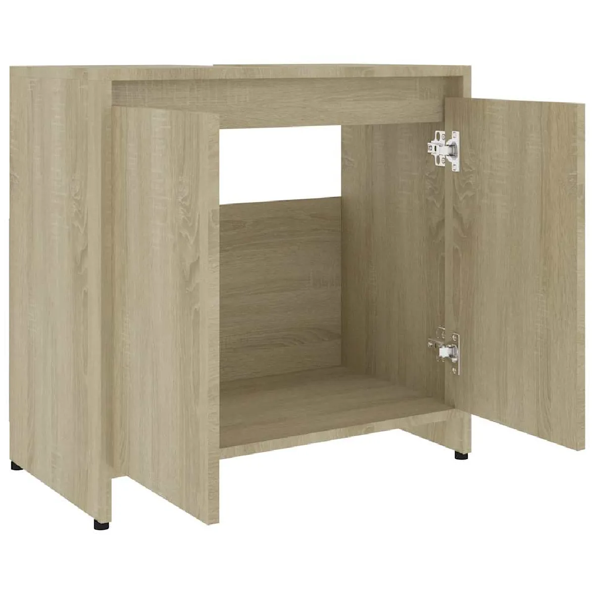 VIDAXL Armoire salle de bain - Chêne sonoma