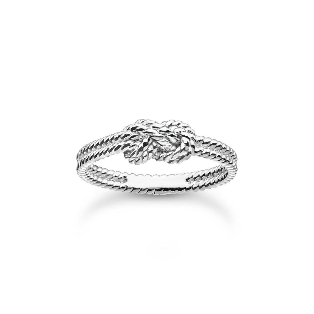 Thomas Sabo Ring Seil mit Knoten silber