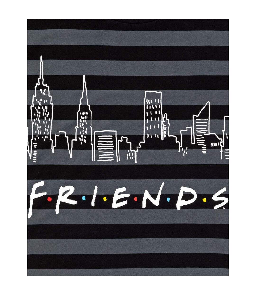 Friends - Chemise de nuit - Femme (Gris / Noir) - UTNS6618