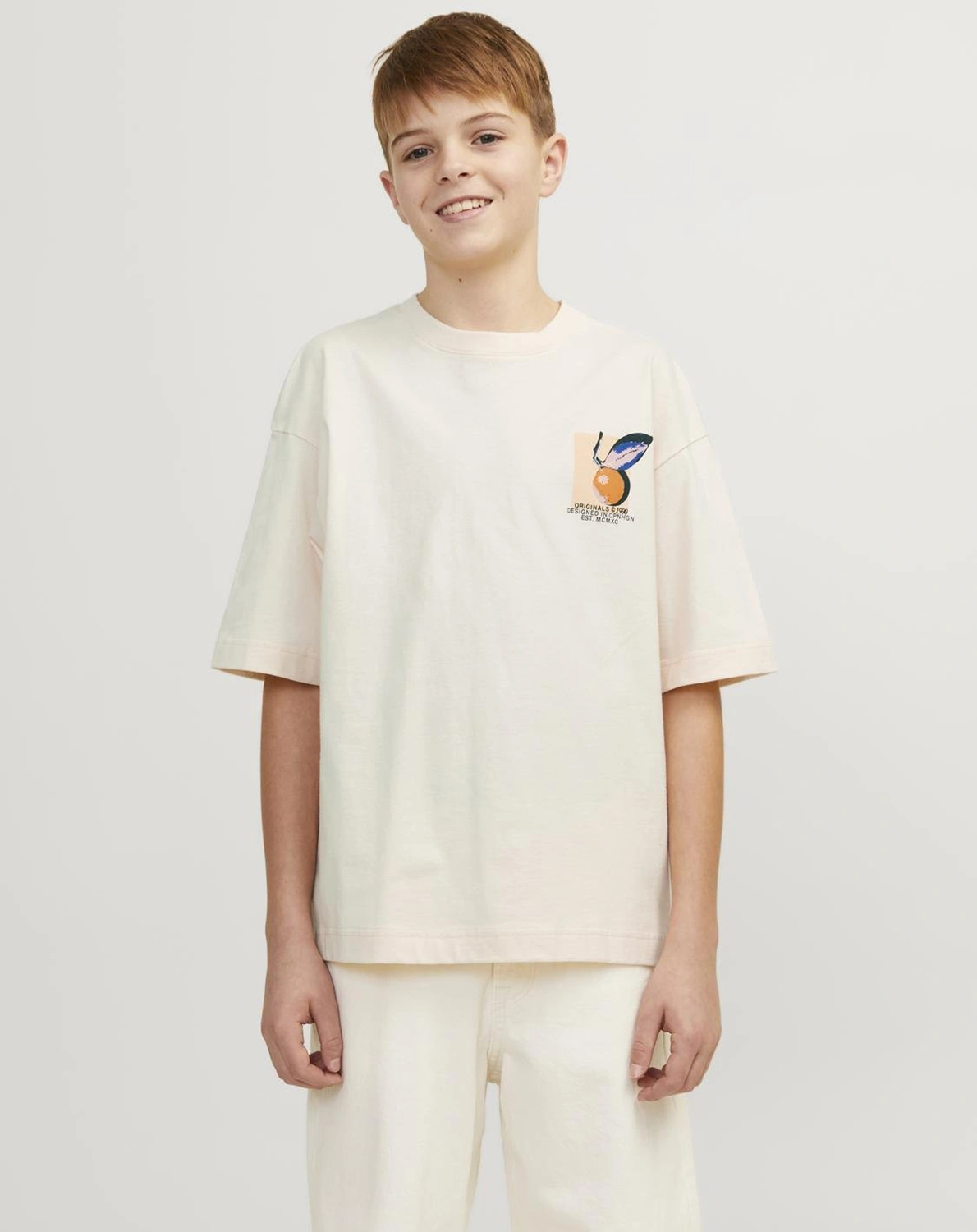 T-Shirt JORTAMPA ORANGE in buttercream