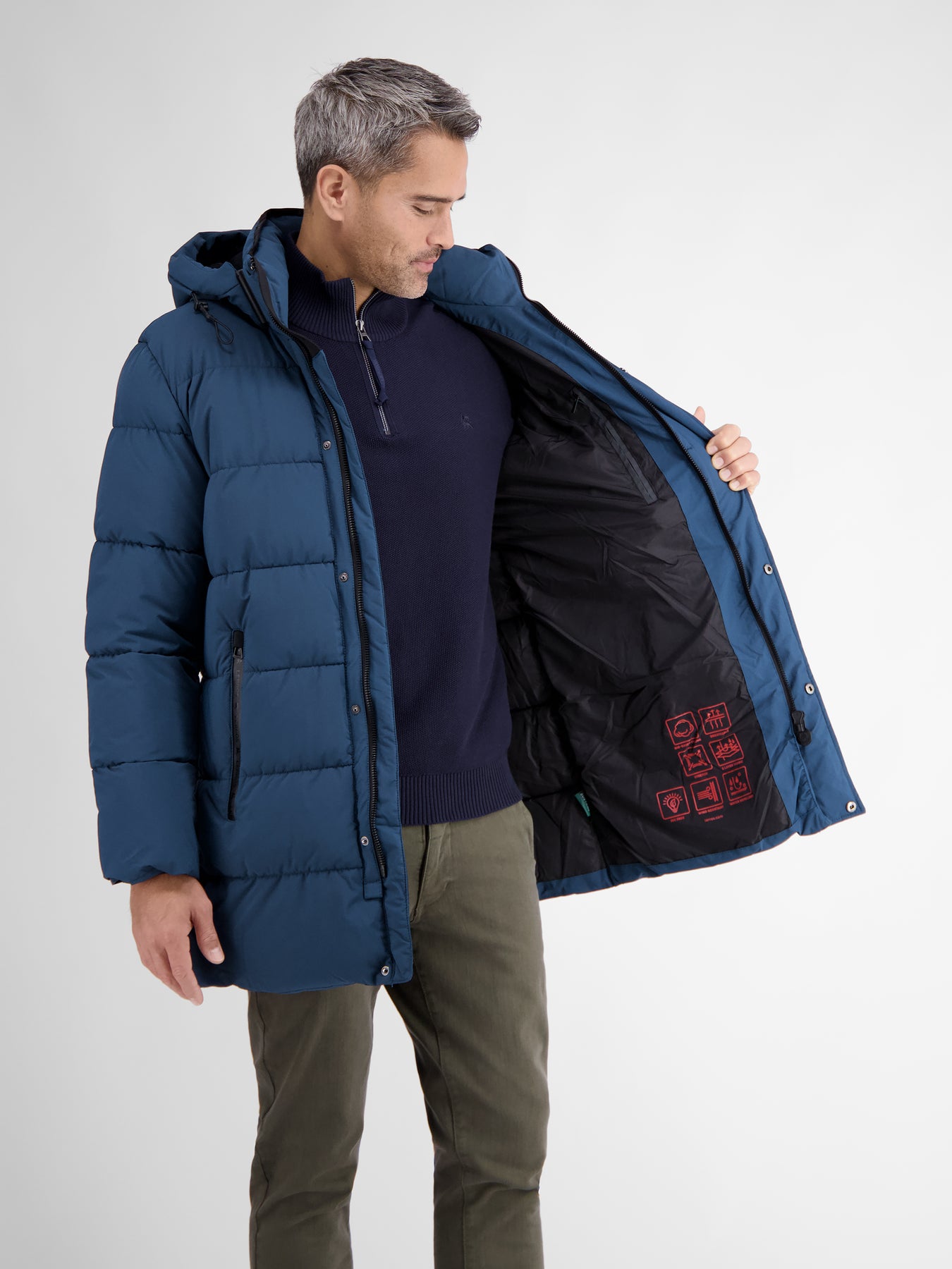 Longjacket, gesteppt