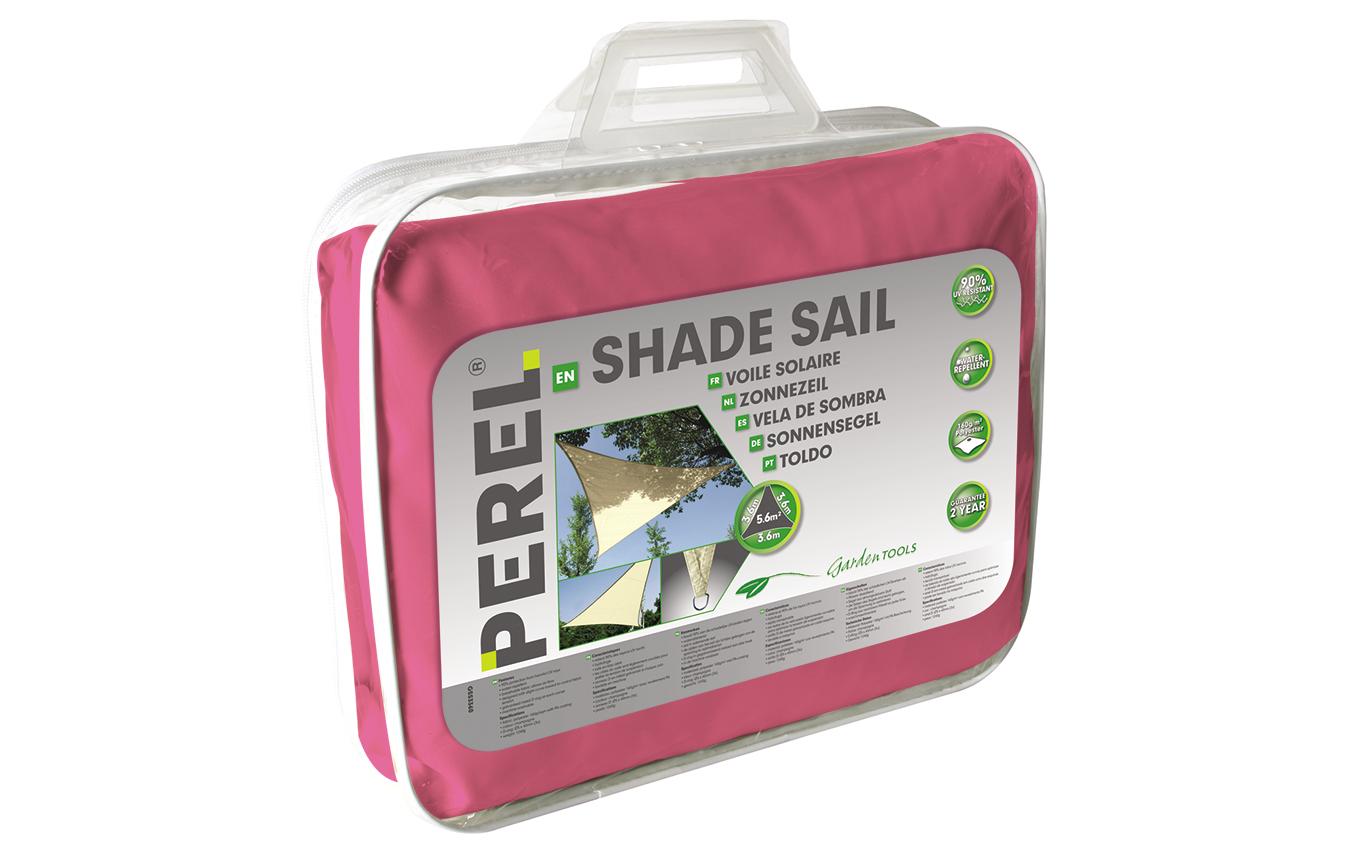 Sonnensegel 500 cm, Dreieck5 x 5 x 5 m, fuchsia