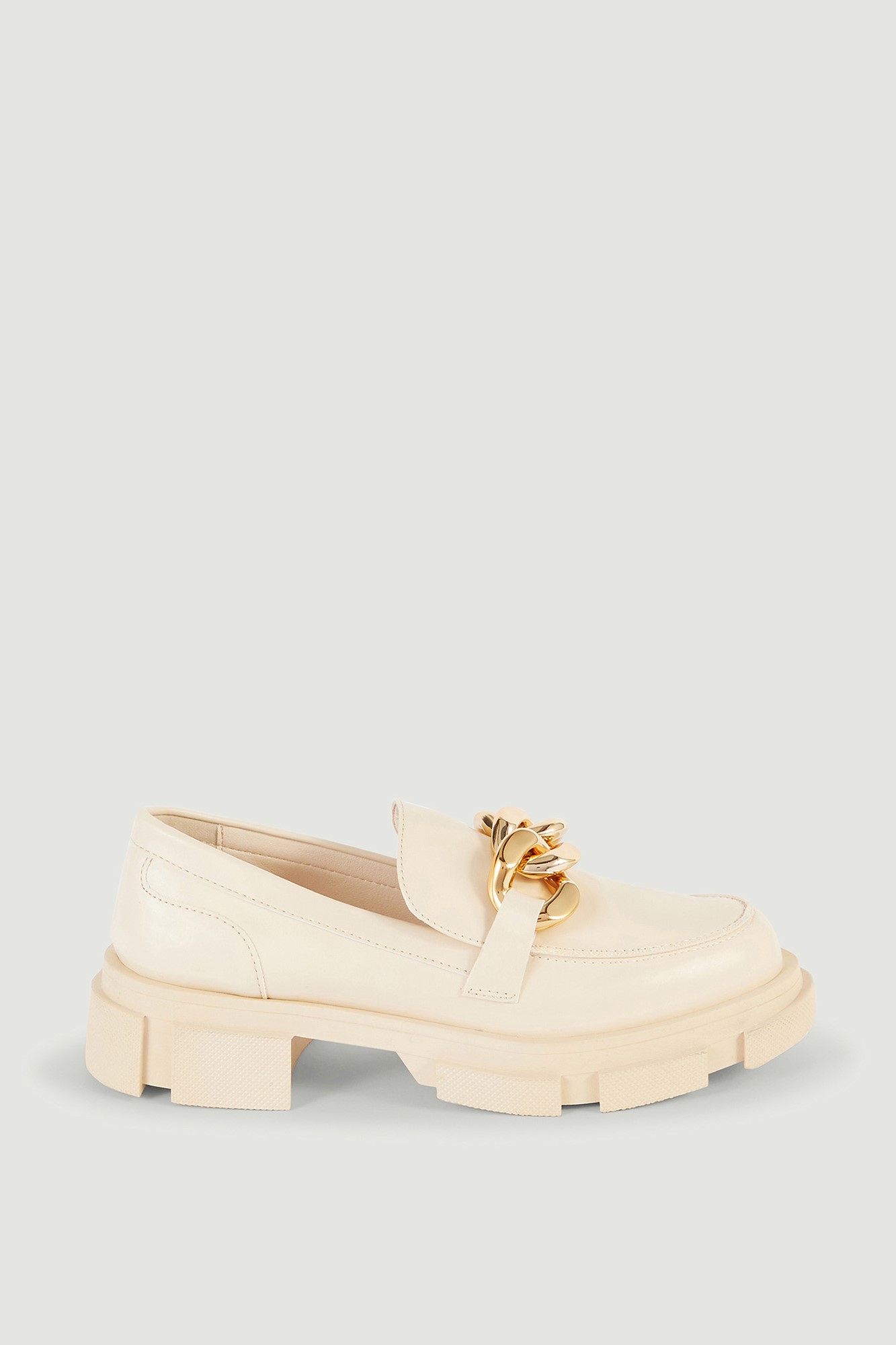 Sapatos Derby com corrente grossa