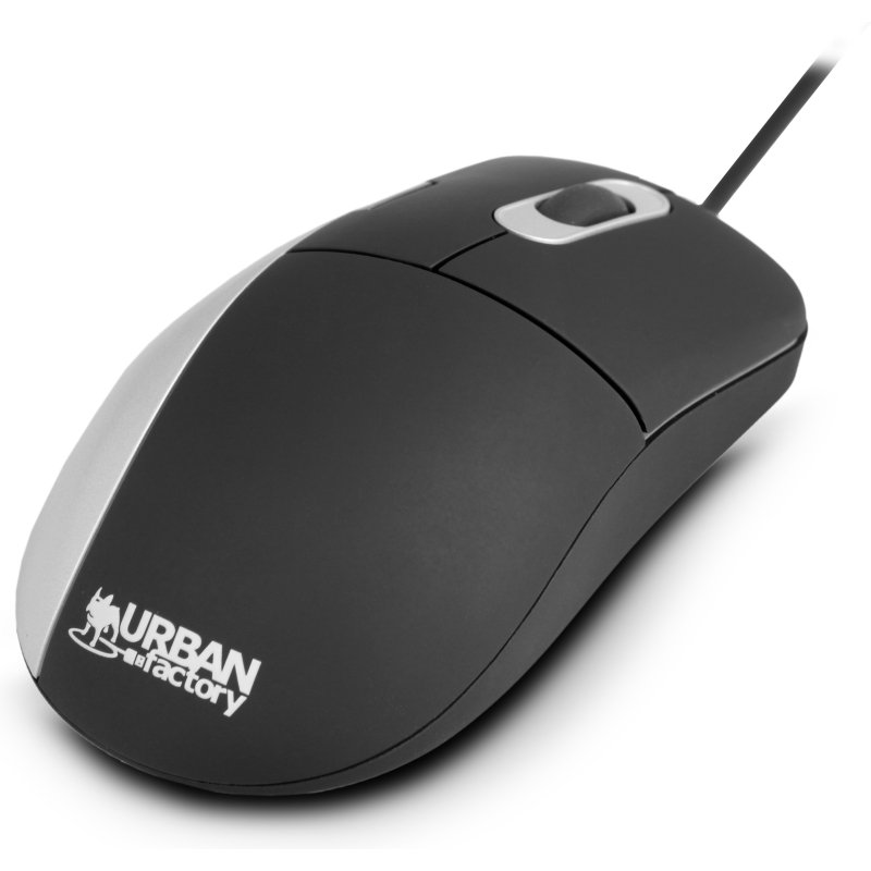 Urban Factory Desktop Silk Mouse souris Bureau Ambidextre USB Type-A Optique 800 DPI