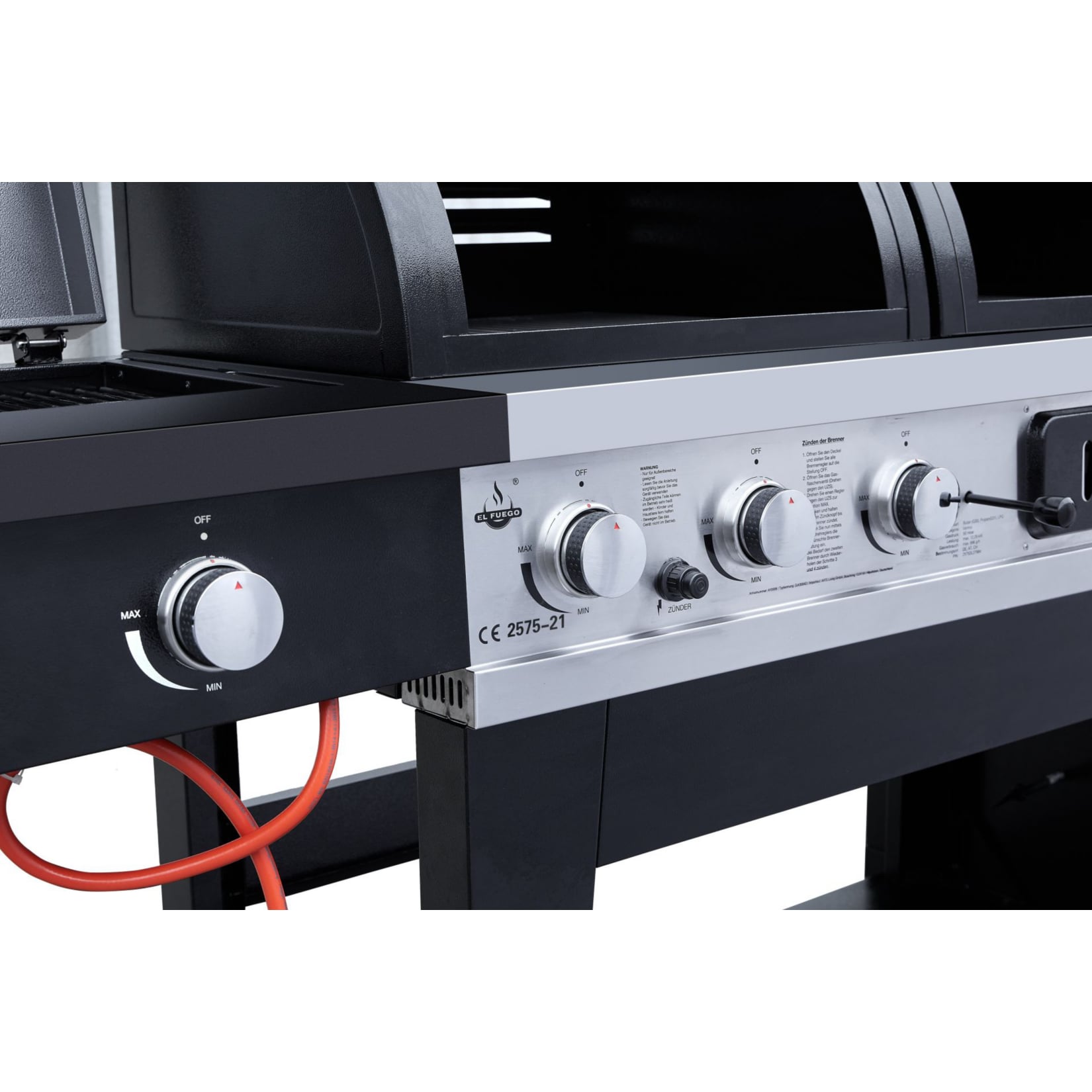 El Fuego® Kombigrill 3-in-1 mit Bierkühler und Zapfanlage