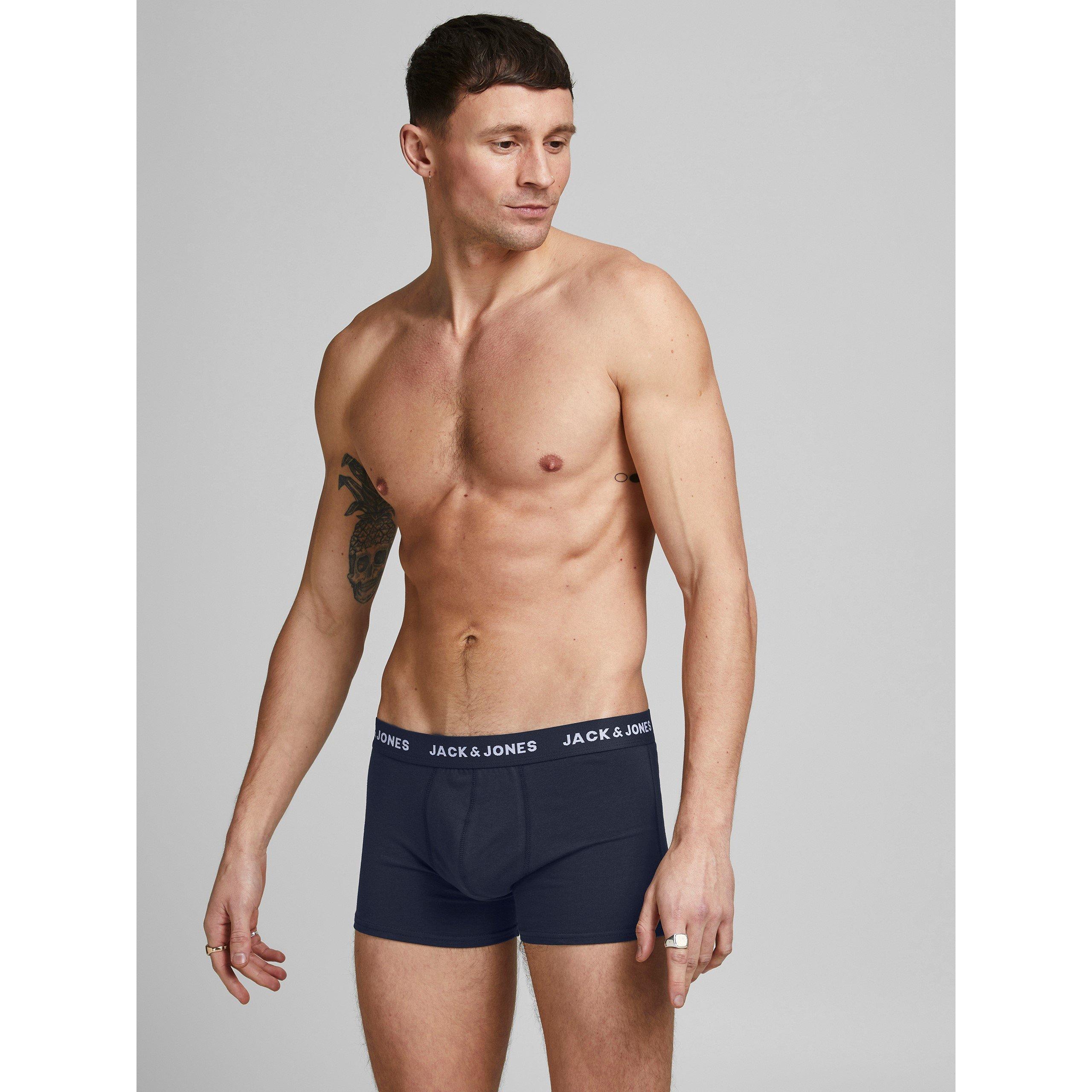 Jack and Jones Solid Mens 10 Pack Boxer Trunks