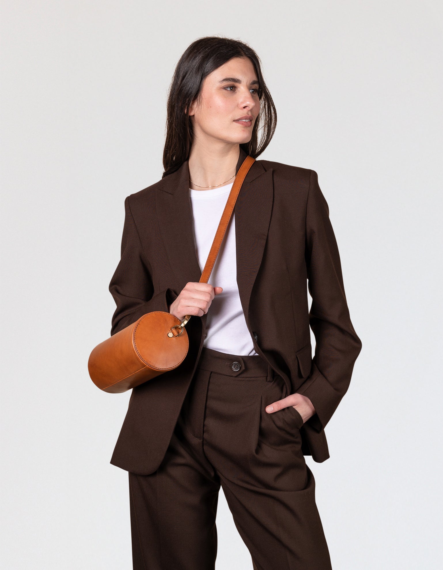Izzy - Cognac Classic Leather