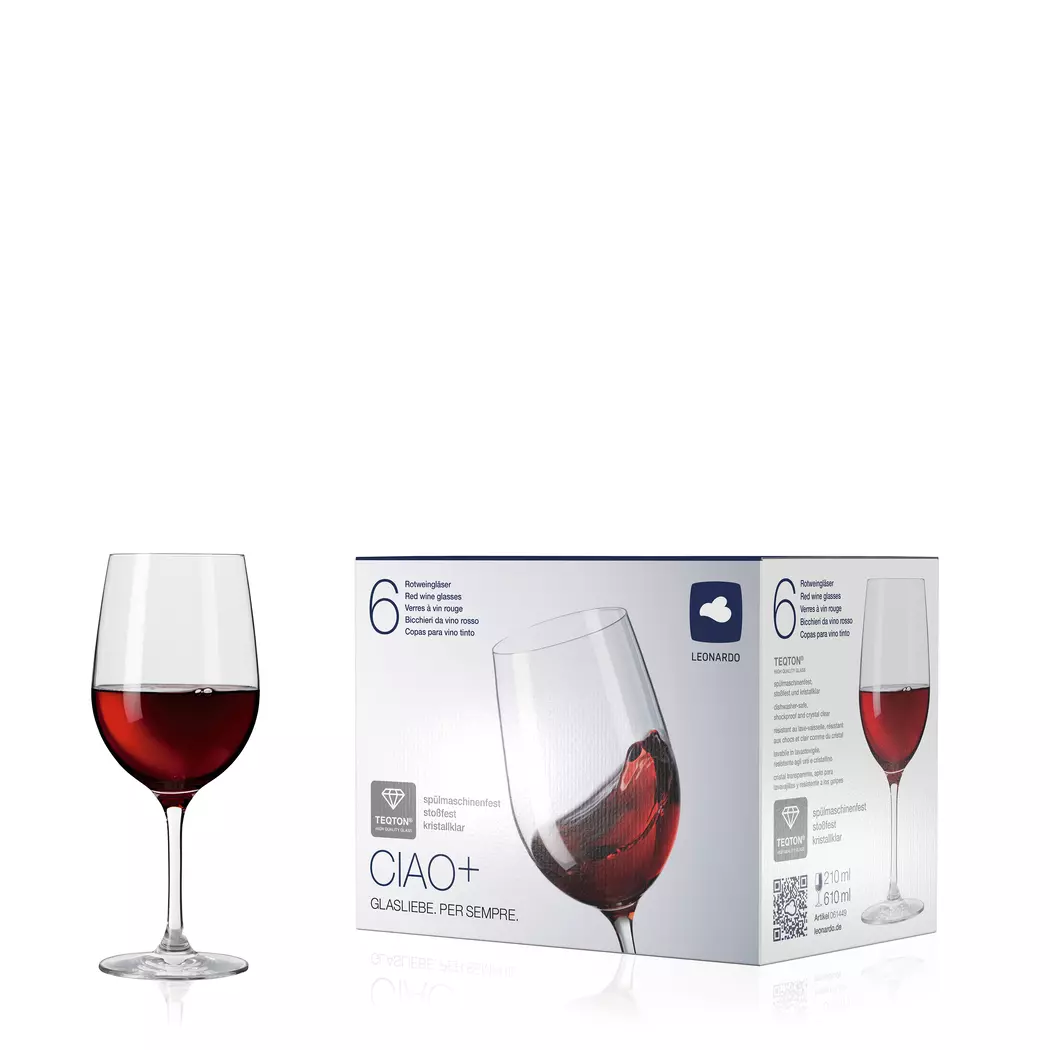 Rotweinglas Ciao+ 210 ml