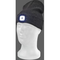 Bonnet avec lampe LED