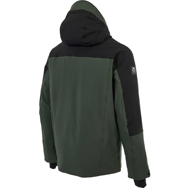 Veste de ski WATTS XBLOW FOREST GREEN/ORANGE