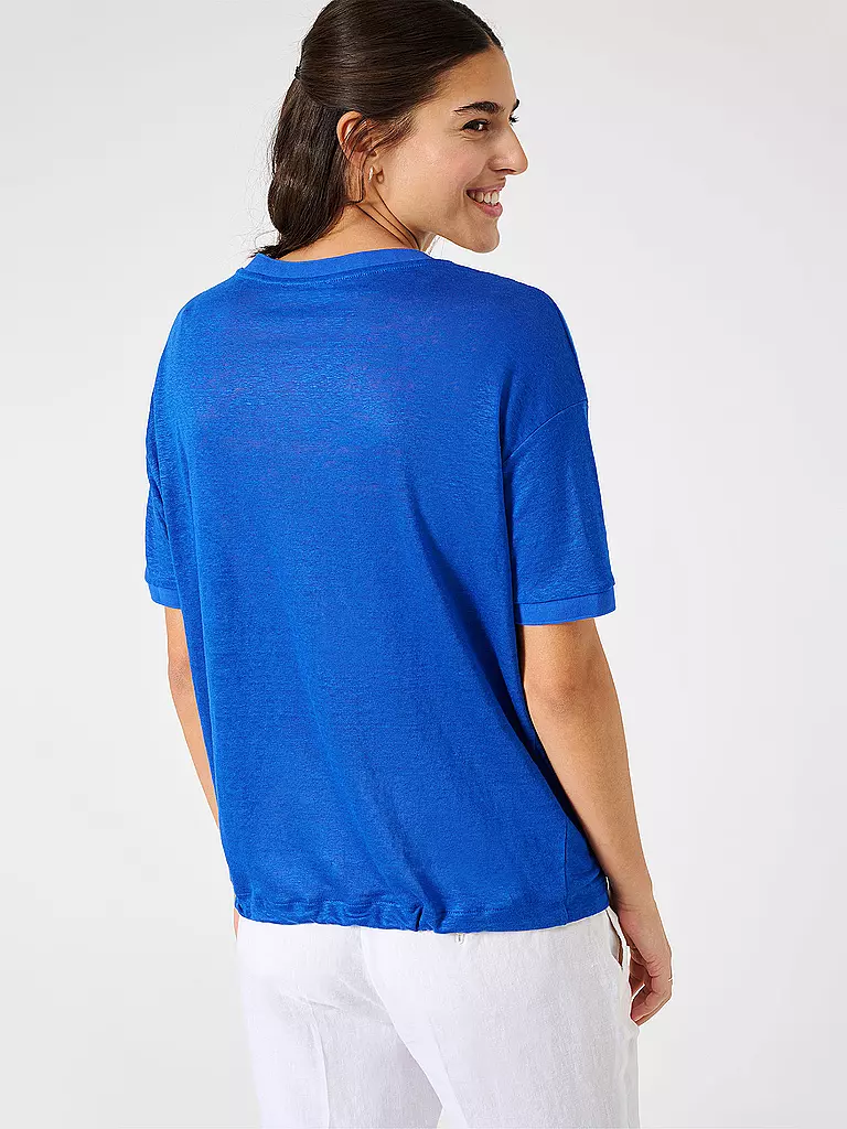 BRAX Leinenshirt CANDICE blau