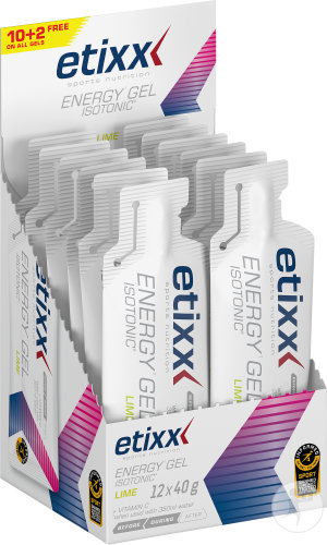 Etixx Endurance Isotonic Energy Gel Lime 12x40g