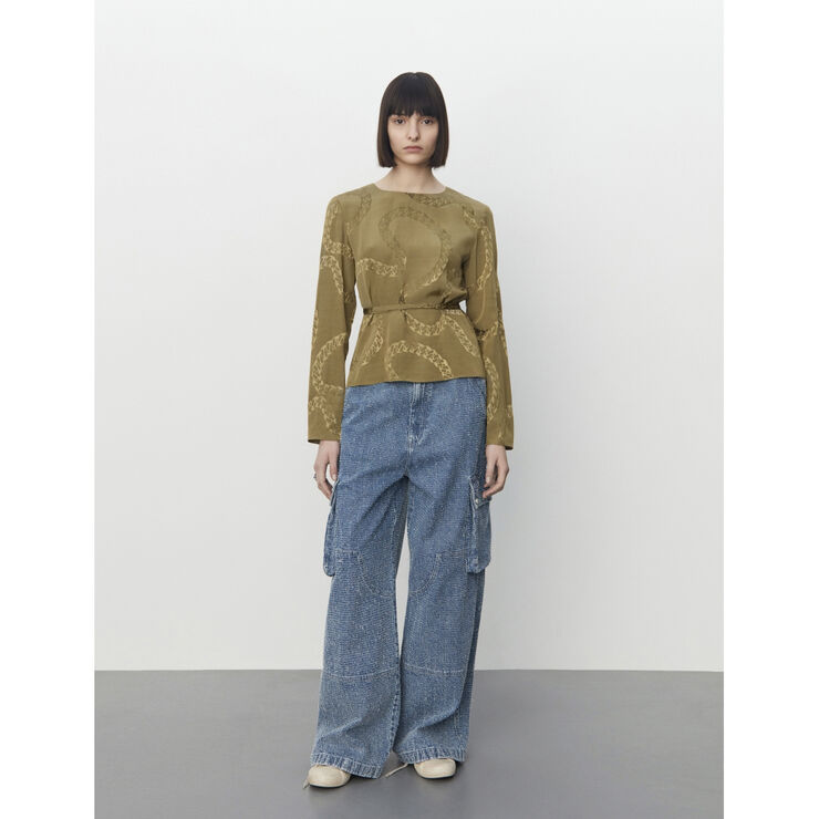 2NDDAY 2ND Nesta - Soft Jacquard Martini olive