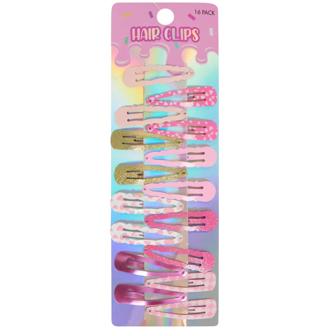 Haarclips 16 stuks | diverse varianten