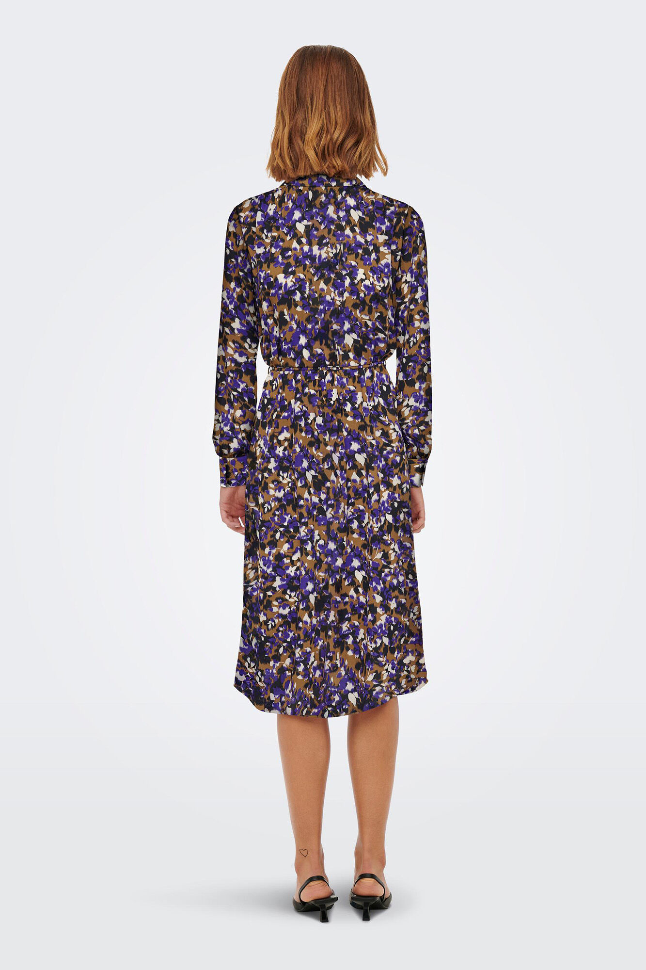 vestido camisa estampado