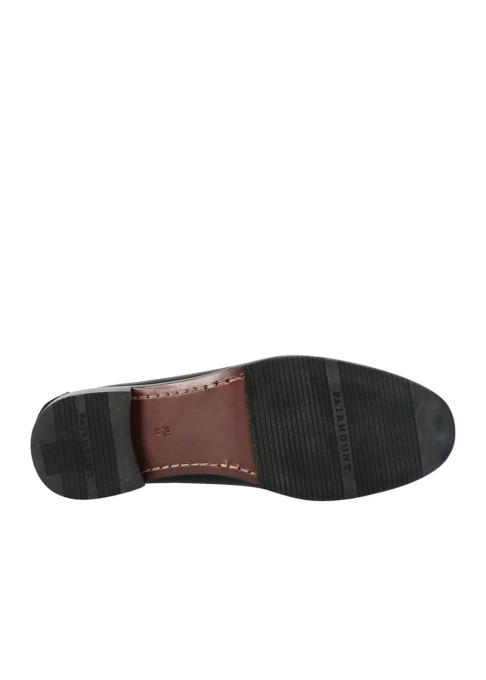 MOCASSIN HEEL MORSETI CUIR NOIR