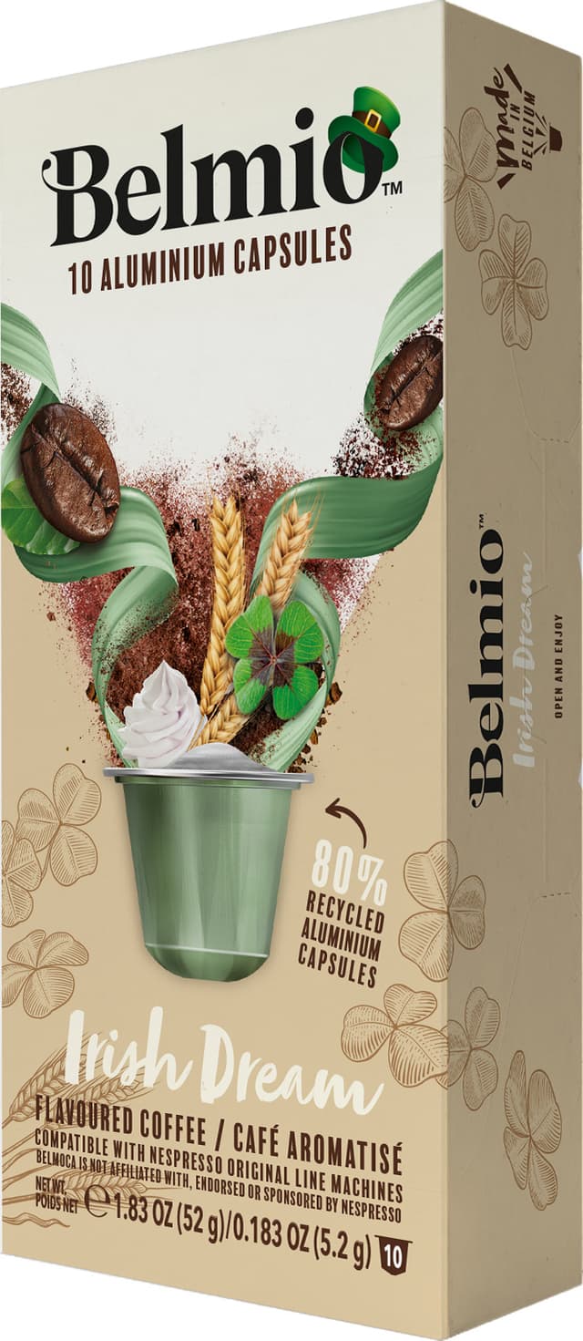 Belmio Irish Dream kaffekapsler til Nespresso (10 stk.)