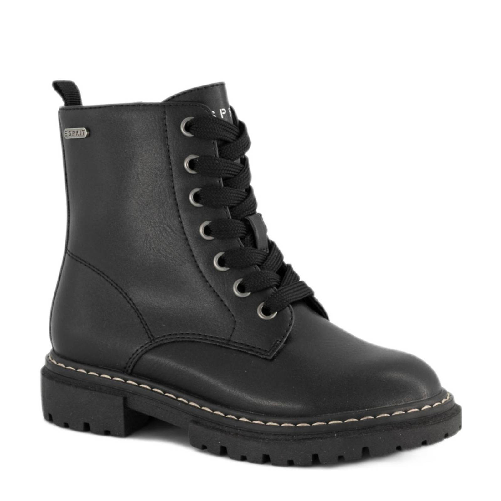 ESPRIT veterboots zwart