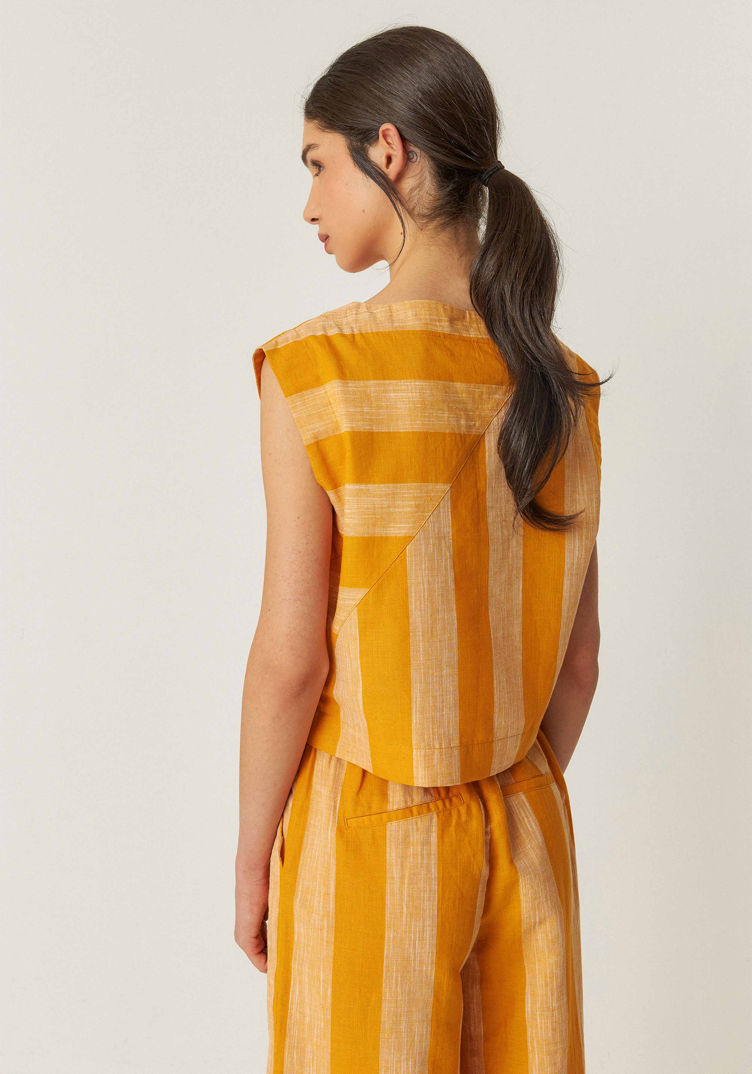SKFK Leinentop Lesia Stripes