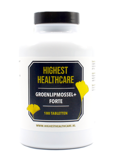 Highest Healthcare Groenlipmossel   Forte Tabletten 180TB