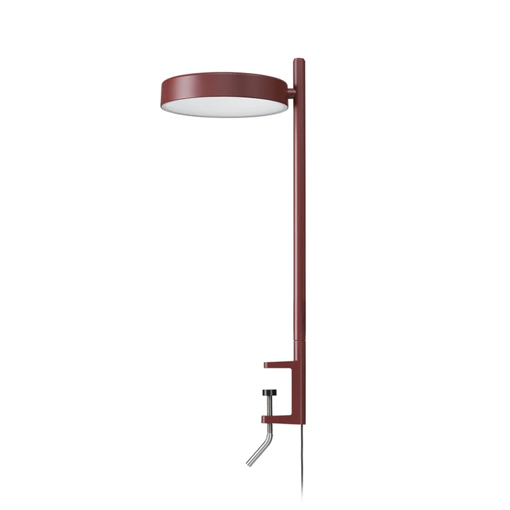 Wästberg - w242 Pastille alu LED Klemmleuchte c2, oxidrot RAL 30099