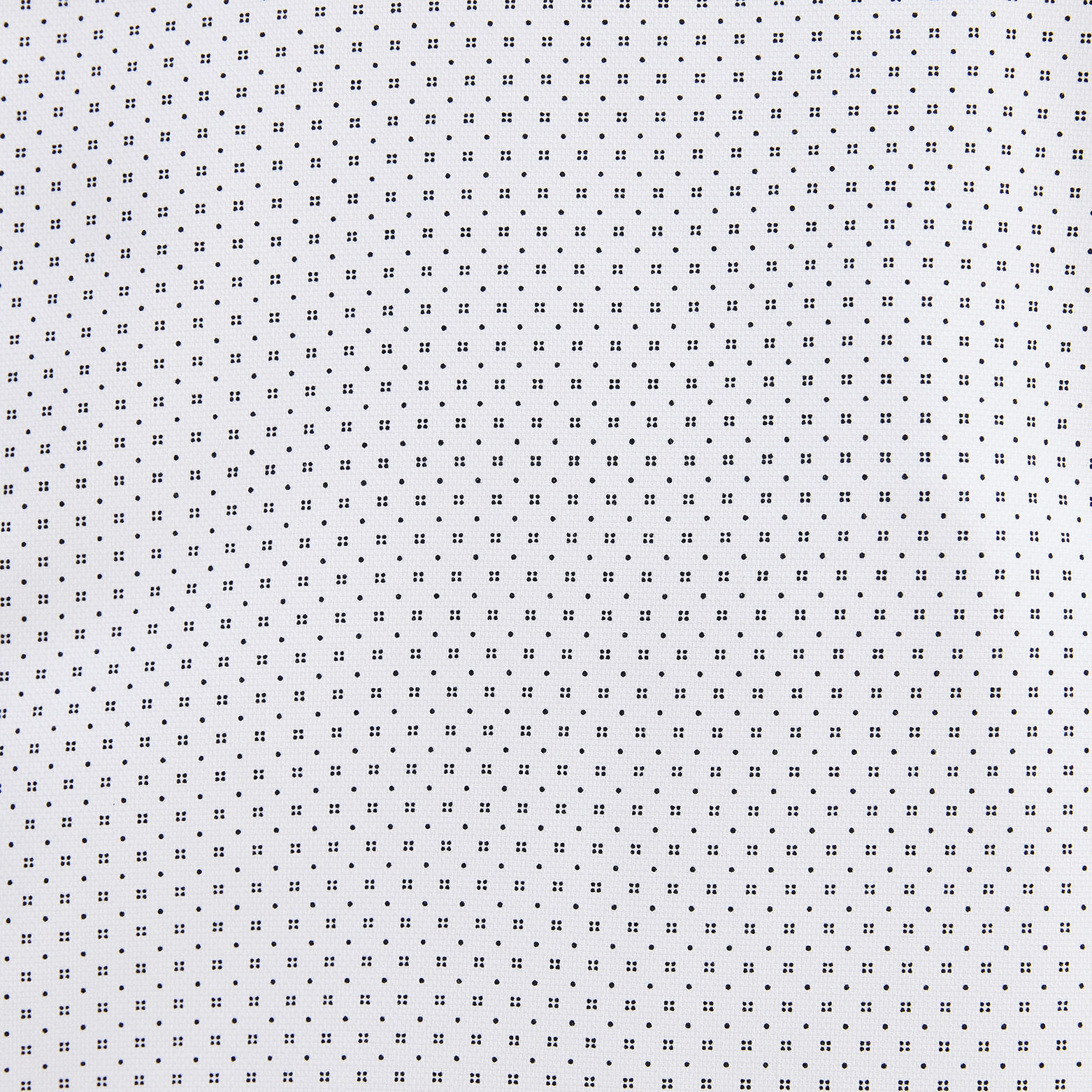 Chemise slim sans repassage imprimé micro géo coto Blanc