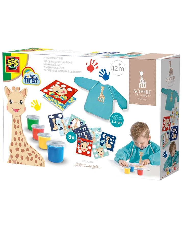 Fingerfarbenset MY FIRST – SOPHIE LA GIRAFE 21-teilig