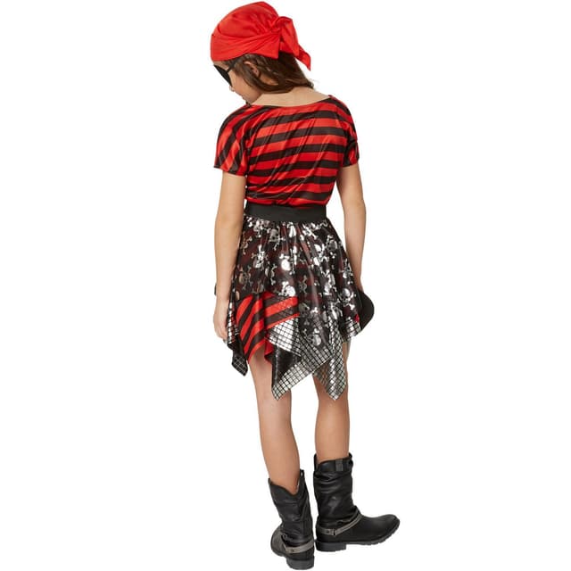 Sørøverpige børnekostume
