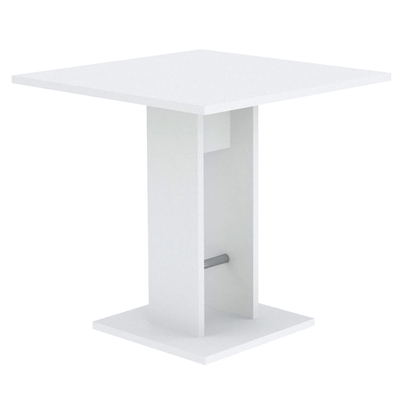 CleverPick Esstisch - weiß - 75x75 cm