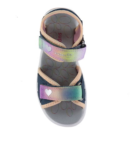 Superfit Sandaler - Pebbles - Blå/Orange