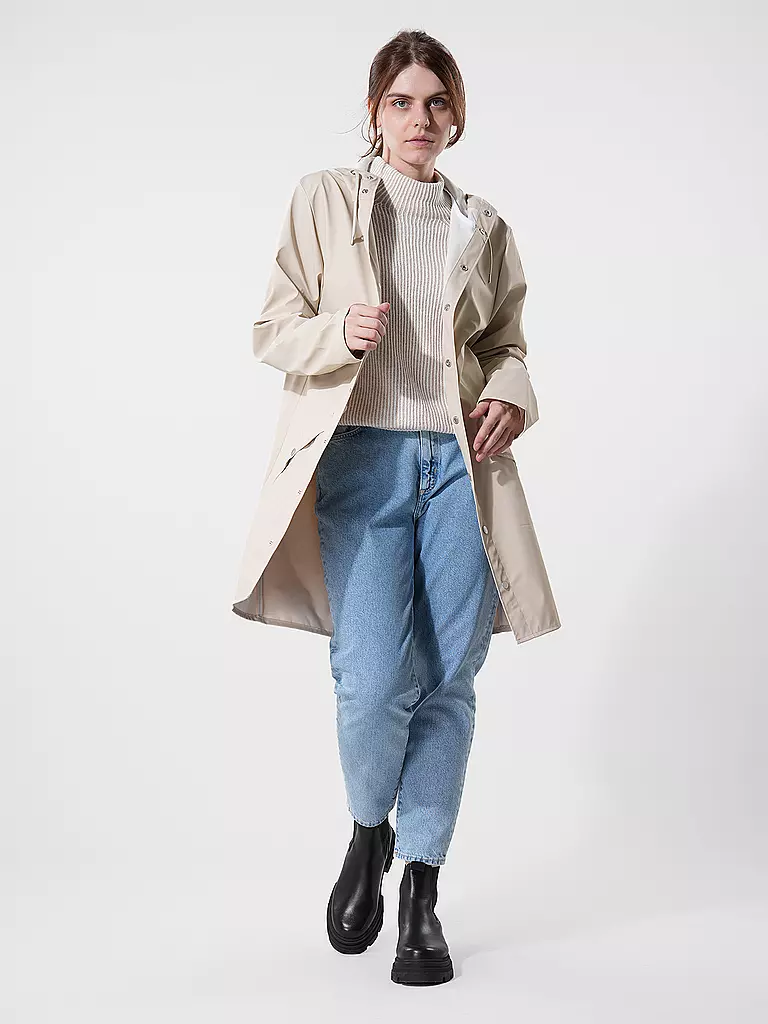 RAINS Parka - Regenjacke beige