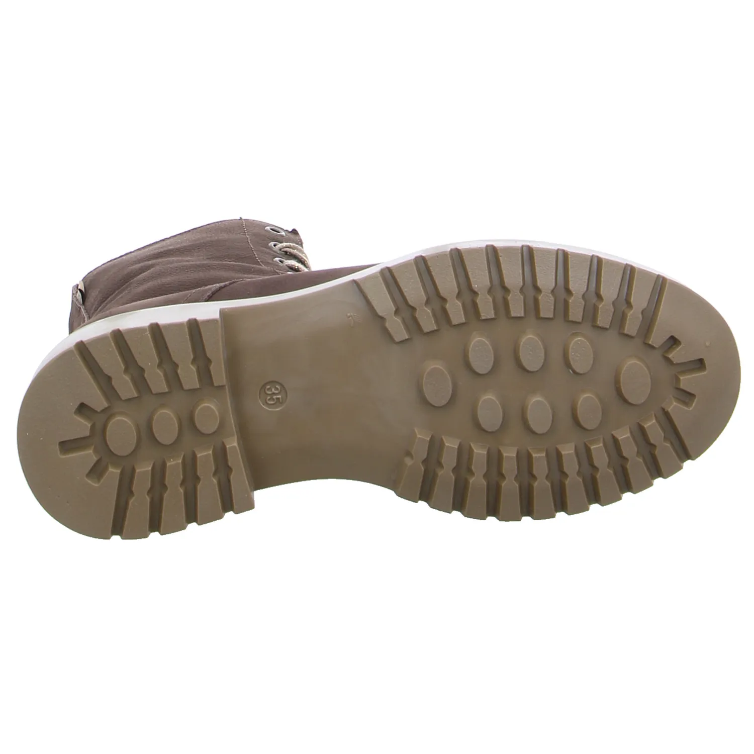 SOMMERKIND Mädchen-Winter-Bottine Braun Leder  Boot