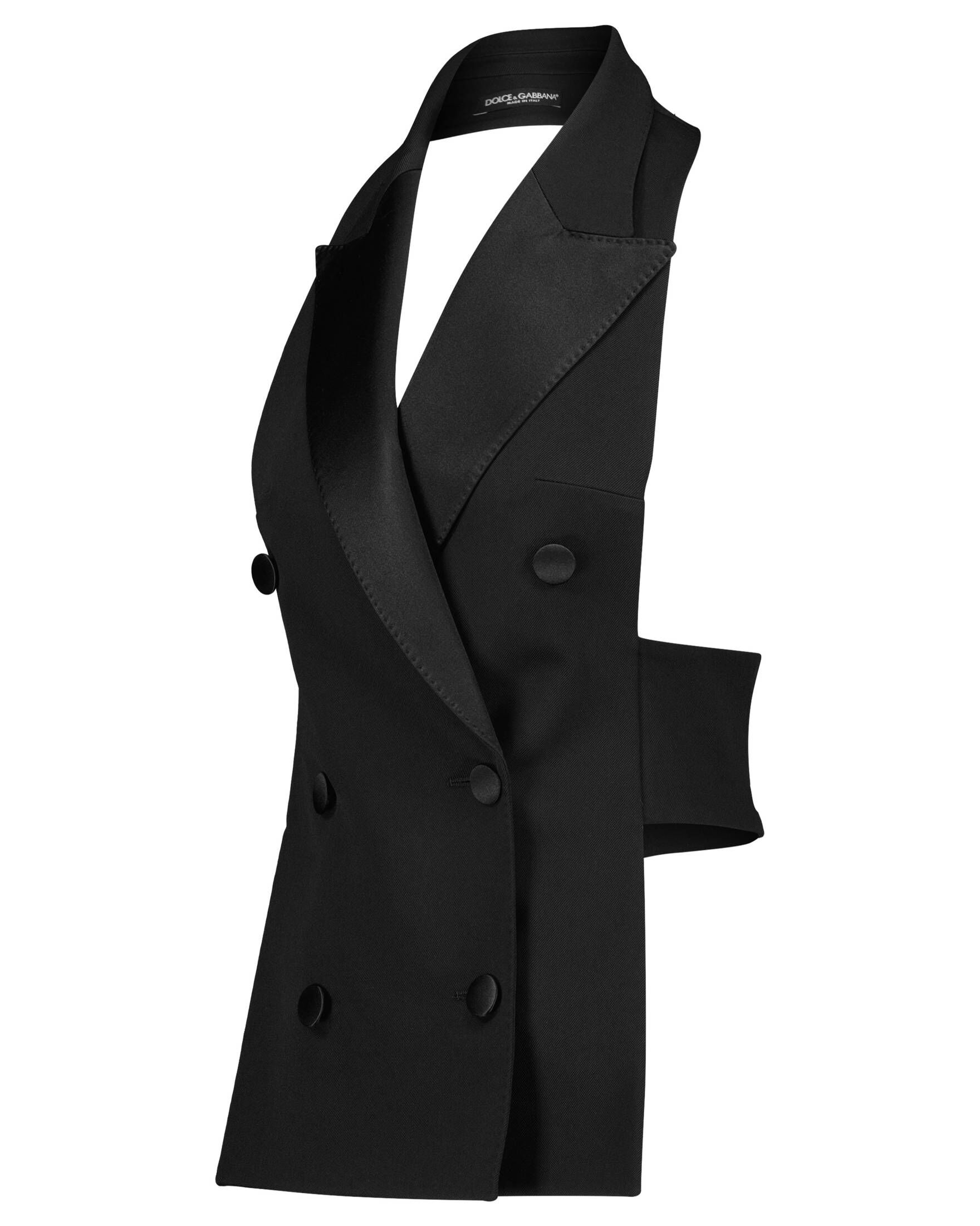Dolce & Gabbana| Damen Weste aus Wollgabardine