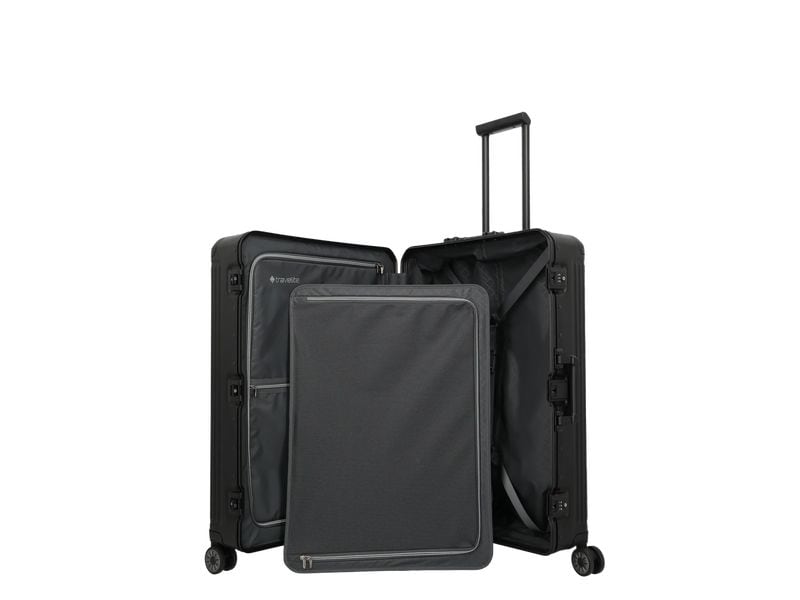travelite Next Trolley L Schwarz Reisekoffer