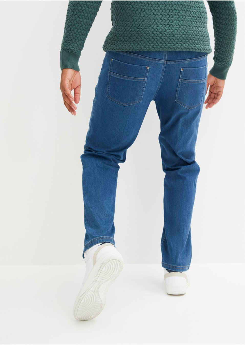 Jean extensible thermo Loose Fit, Straight