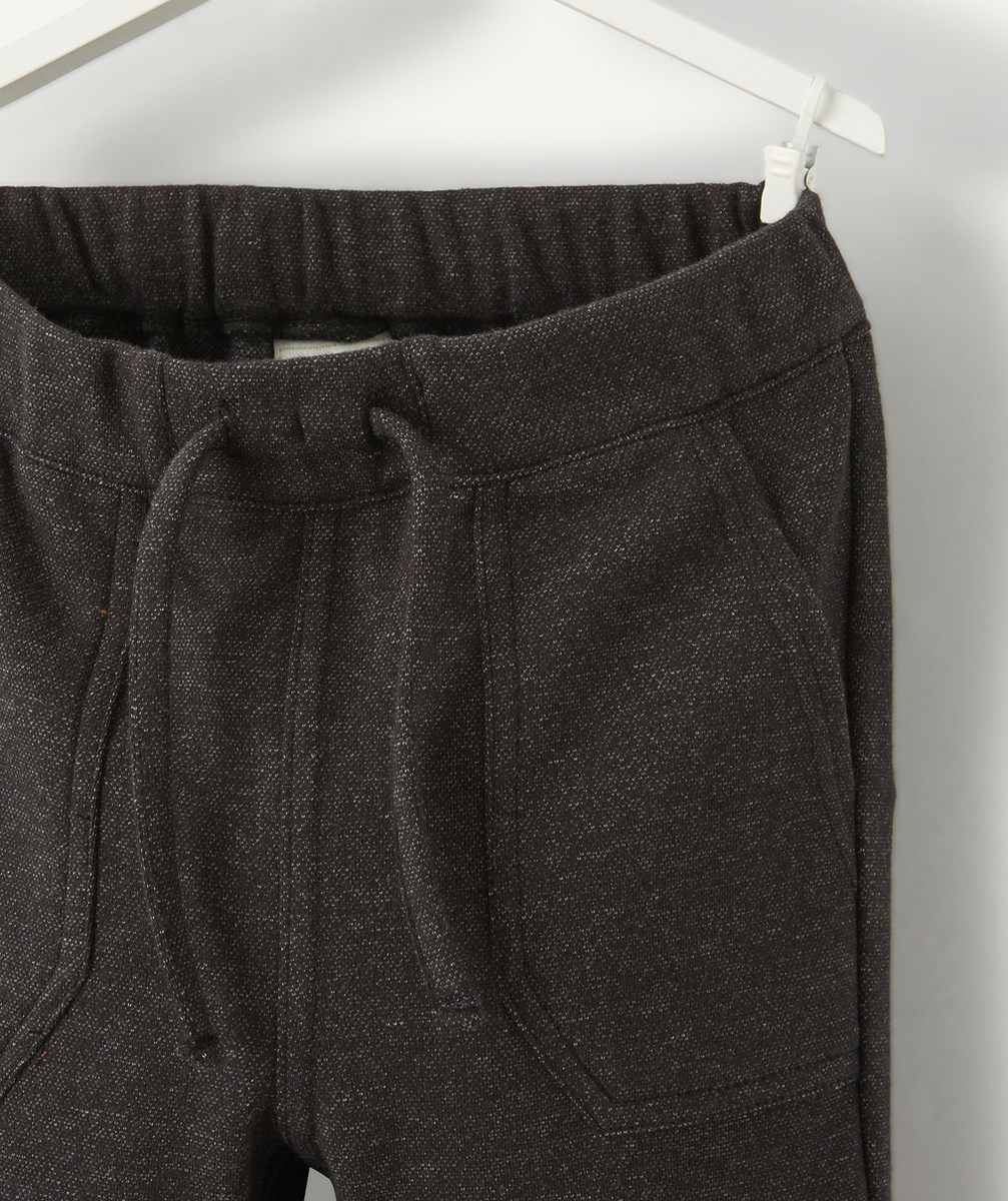 PANTALON DE JOGGING BÉBÉ GARÇON GRIS FONCÉ AVEC POCHES