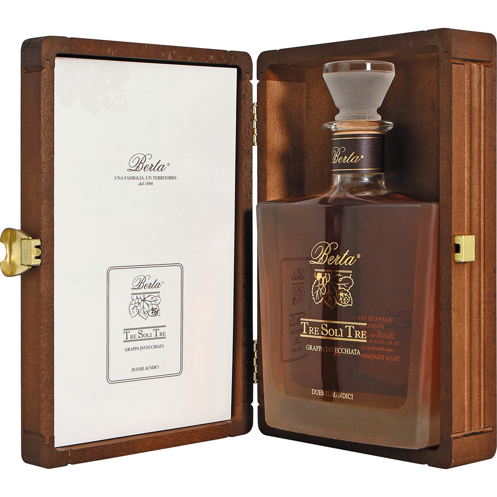 Berta TreSoliTre in Holzkiste 70 cl