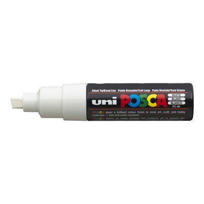 Posca - 4 Marqueurs peinture pointe large - couleurs assorties