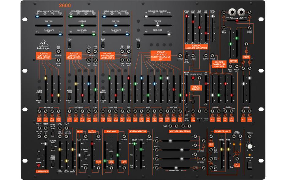 Synthesizer 2600<br>Semi-modularer analoger Synthesizer