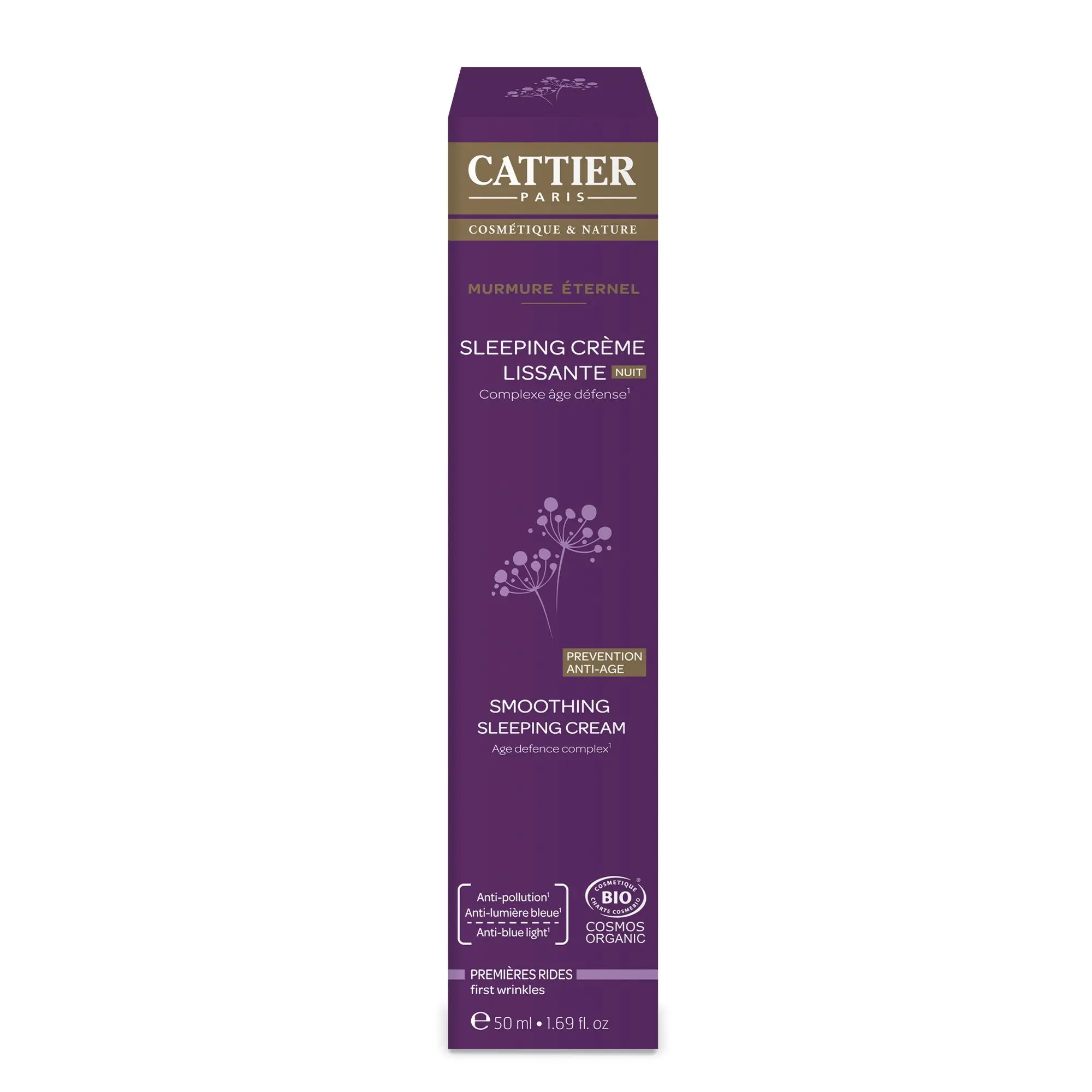Cattier - Murmure Éternel Sleeping Crème Lissante- Entre 20€ et 50€