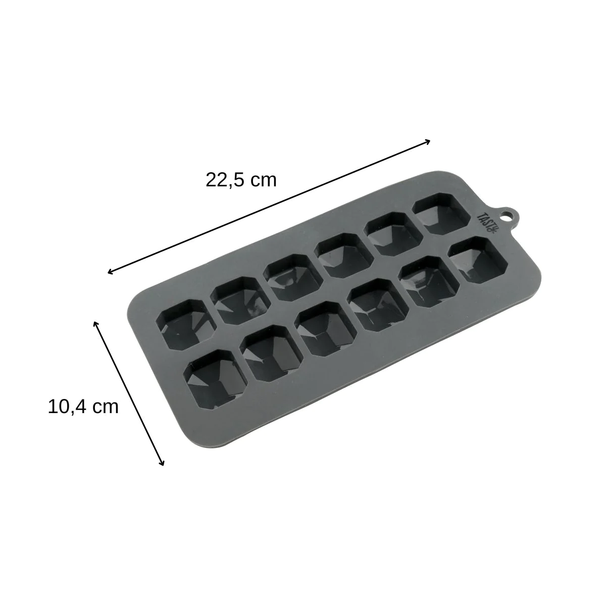 Bac pour 12 glaçons silicone Core Tasty