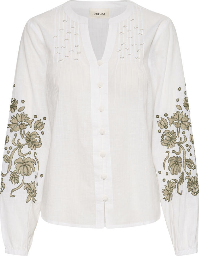 Cream CRBrodie Blouse Snow white