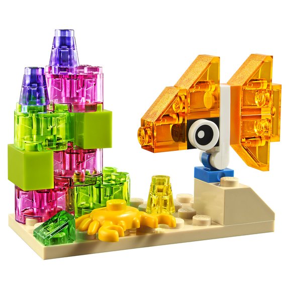 Briques transparentes créatives LEGO Classic 11013